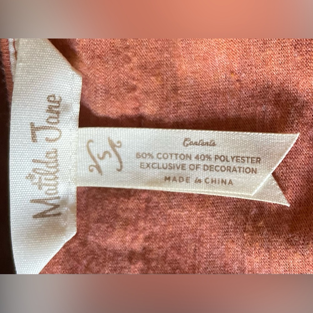 “MATILDA JANE” Terracotta Casual Cotton Dress.
Size: S - Picture 6 of 7